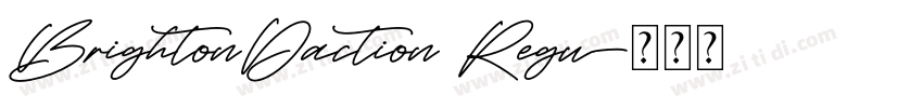 BrightonDaction Regu字体转换